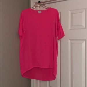 Hot pink LuLaRoe Irma XS- never worn!